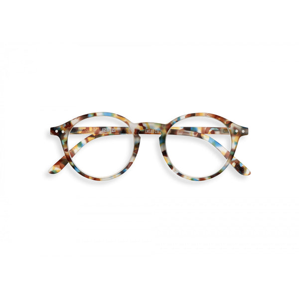 Izipizi Reading Glasses - Style D (round, timeless, best-selling shape) - Blue Tortoise