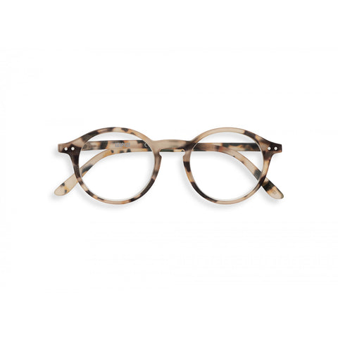 Izipizi Reading Glasses - Style D (round, timeless, best-selling shape) - Light Tortoise