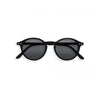 Izipizi Sunglasses & Reading Sunglasses - Style D (round, timeless, best-selling shape) - Black