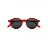 Izipizi Sunglasses - Style D (round, timeless, best-selling shape) - Red