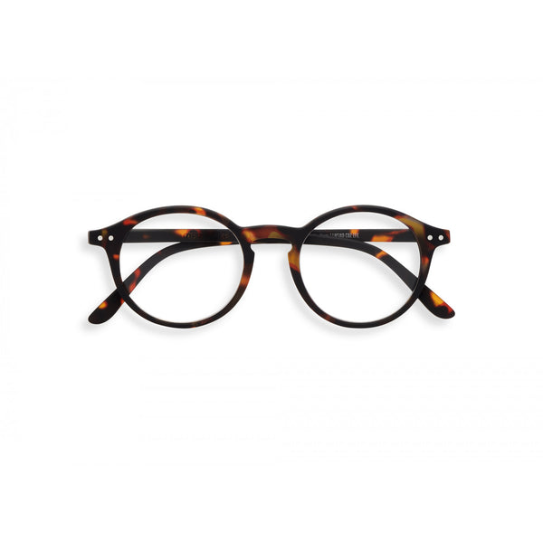 Izipizi Reading Glasses - Style D (round, timeless, best-selling style) - Tortoise