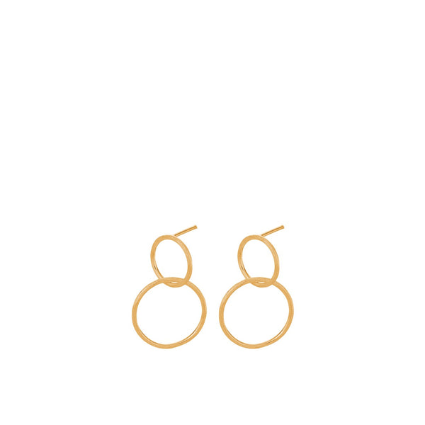 Double Earrings - Gold - Pernille Corydon