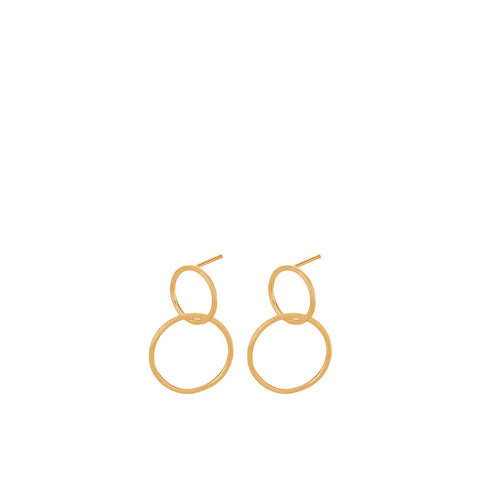 Double Earrings - Gold - Pernille Corydon