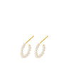 Ocean Treasure Pearl Hoops - Gold - Pernille Corydon