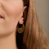 Pernille Corydon Large Daylight Earrings Gold Plated