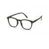 Izipizi Reading Glasses - Style E - Kaki Green