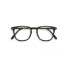 Izipizi Reading Glasses - Style E (large, structured, trapezium shape) - Kaki Green