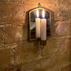 Mirrored Wall Candle Holder - Greige - Home & Garden - Chiswick, London W4 