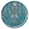 Emma J Shipley Kruger Tray - Turquoise - Diameter 46cm