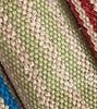 Small Striped Cotton & Jute Rug - 60x90 cm