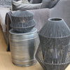 Grey Rope Lantern - Two Sizes - Greige - Home & Garden - Chiswick, London W4 