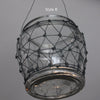 Hanging Glass Jar Lantern with Wire Cover - Greige - Home & Garden - Chiswick, London W4 