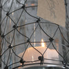 Hanging Glass Jar Lantern with Wire Cover - Greige - Home & Garden - Chiswick, London W4 