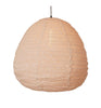 Large Pear Shape Kapok Lampshade White