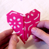 Origami Heart Bunting Kit - Cambrige Imprint