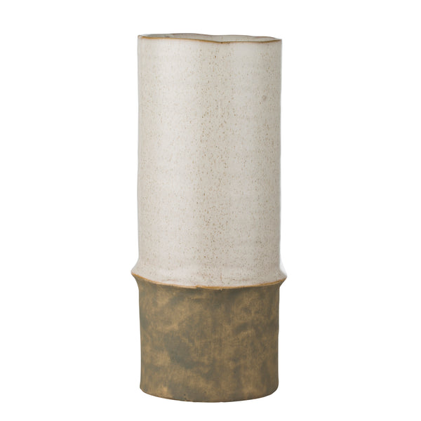 Two Tone Ceramic Vase - Natural - Greige - Home & Garden - Chiswick, London W4 