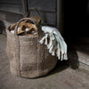 Hemp Storage Basket - Two Sizes - Greige - Home & Garden - Chiswick, London W4 