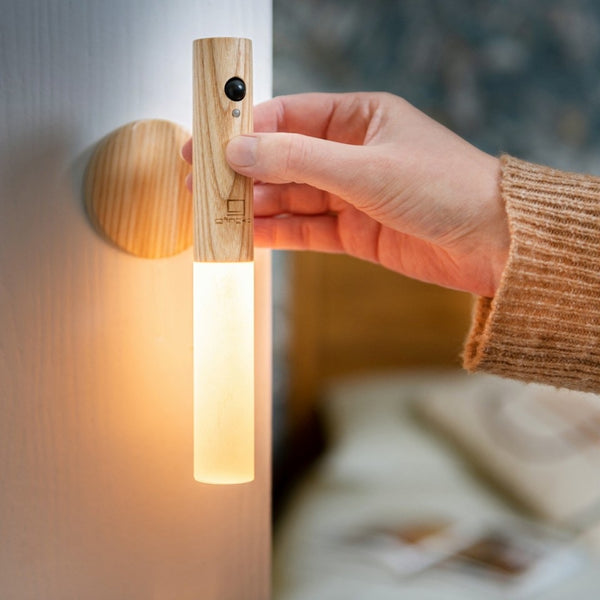 Wooden Baton Wireless Light