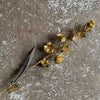 Long Gold Flower With Zinc Leaves - Botanical Range - Walther & Co