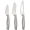Boxed Set of Three Stainless Steel Cheese Knives - Nicolas Vahe