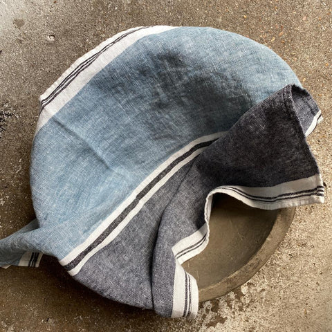 Stone Washed Linen Teatowel - Tabanac - Various Colours
