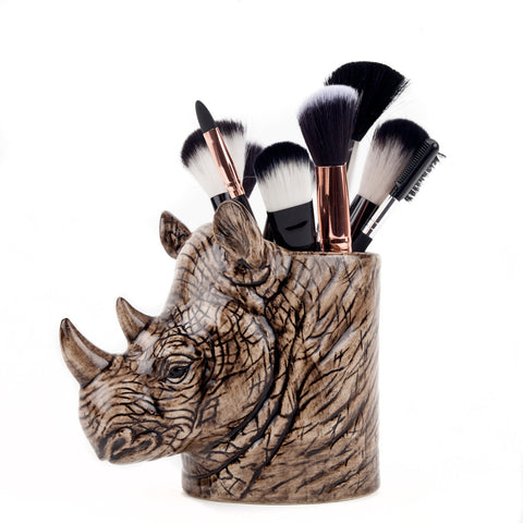 Rhino Pencil Pot Quail Ceramics