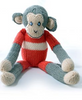 Hand-Knitted Monkey in Organic Cotton