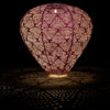 Solar Lantern - Balloon - Dark Red