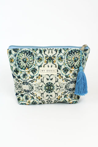 Blue Print Wash Bag