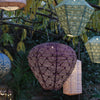 Solar Lantern - Balloon - Dark Red
