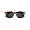 Izipizi Sunglasses - Style L (oversize, rectangular shape) - Light Tortoise