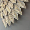 Large Gilt Angel Wings with a Grey Wash Finish