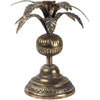 Gold Palm Tree Candle Holder