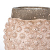 Dusty Pink Crackle Glazed Dotty Flowerpot or Vase - Two Sizes - Greige - Home & Garden - Chiswick, London W4 