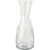 Flower Etched Recycled Glass Carafe