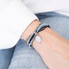 Nirmala Blue Lace Agate Silver Bracelet - A Beautiful Story