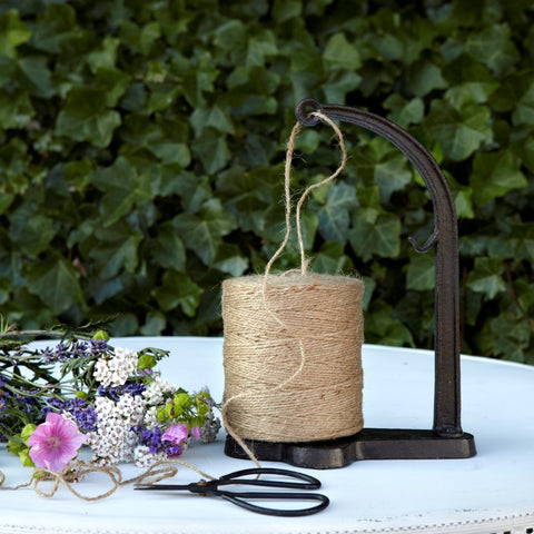 Cast Iron String Holder with Scissors - Style A - Greige - Home & Garden - Chiswick, London W4 