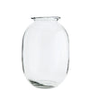 tall recycled glass vase or hurricane lantern