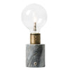 Little Marble Naked Bulb Lamp with Switch - Watt & Veke - Greige - Home & Garden - Chiswick, London W4 