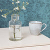 Mini Jar Vase bottle neck clear glass